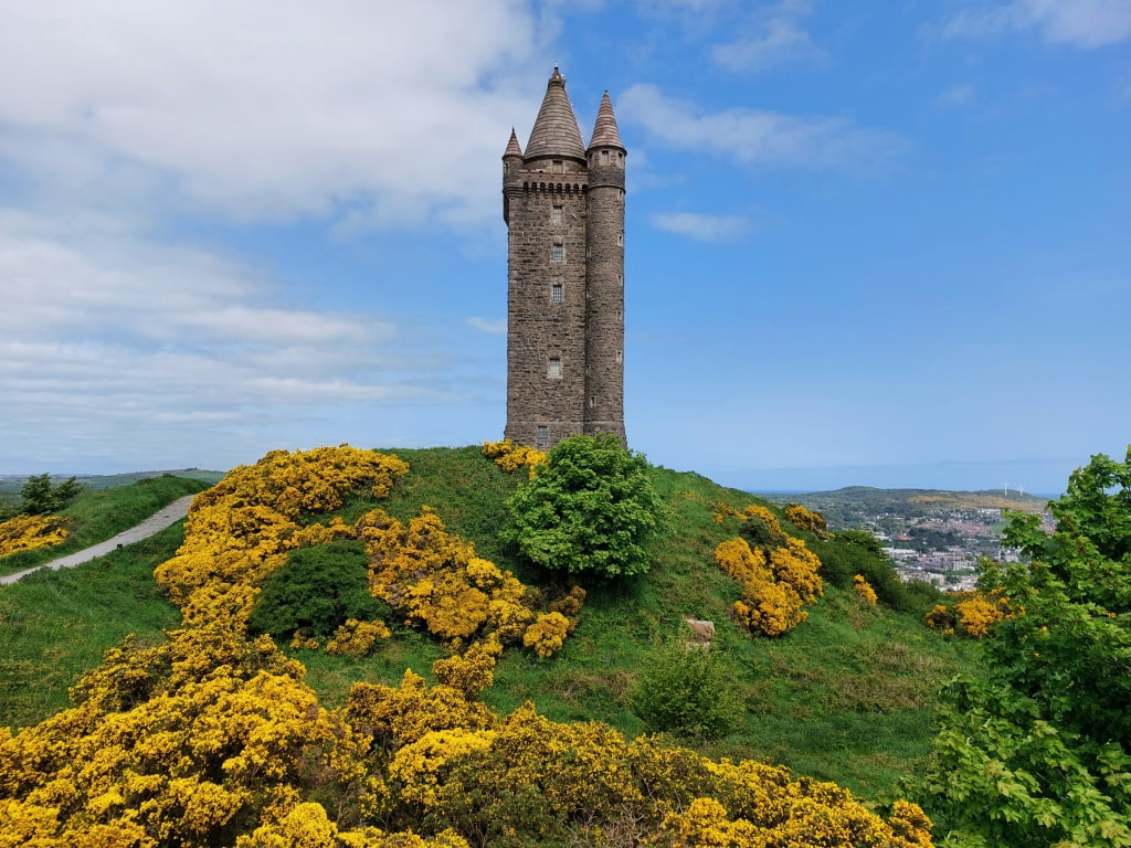 Scrabo tower in Newtownards, Northern Ireland