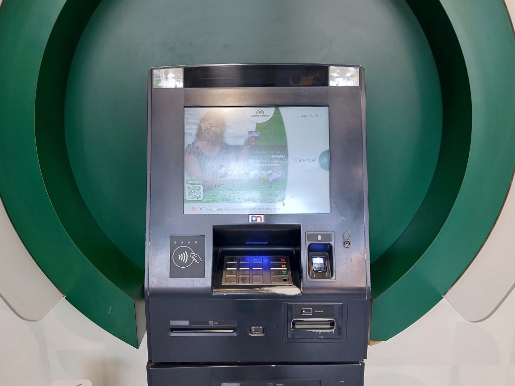 Banco Azteca ATM in mexico