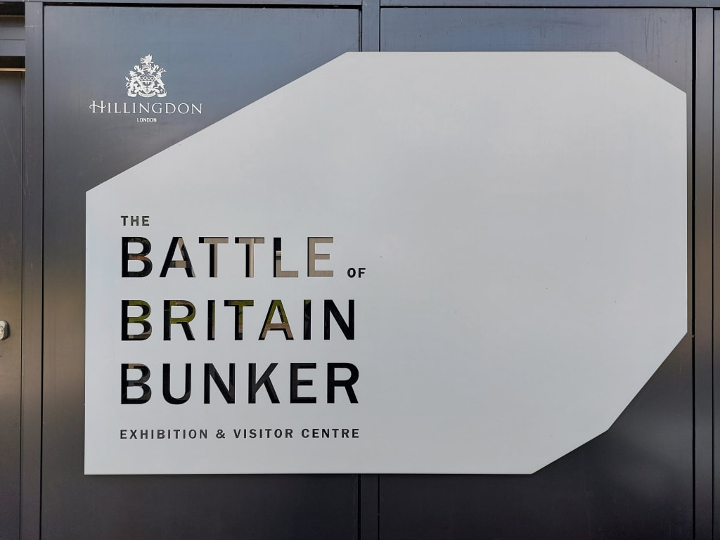 Battle of Britain Bunker sign