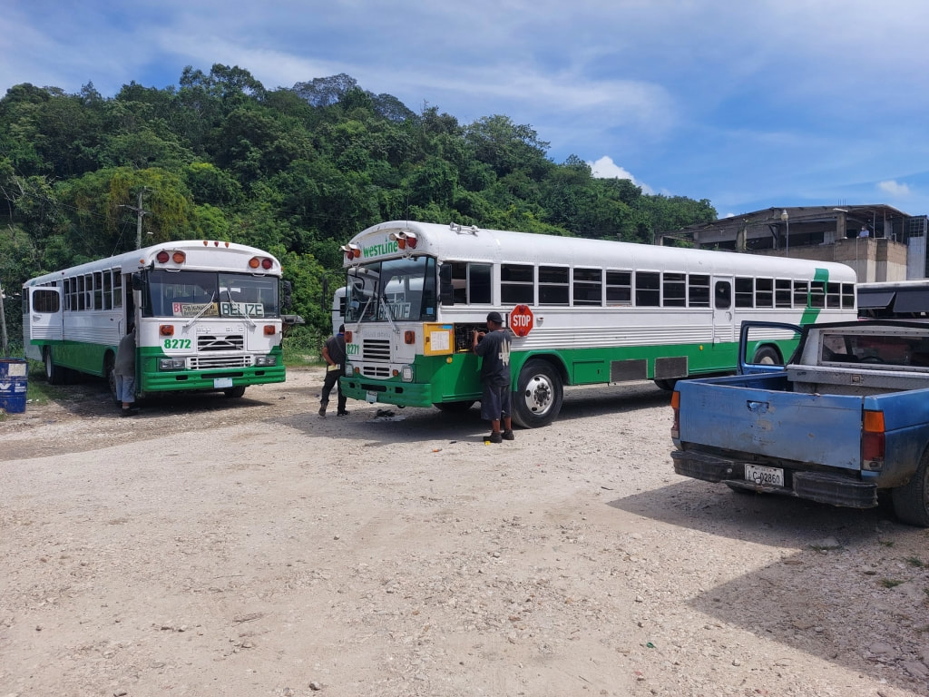 Benque to San Ignacio bus Belize