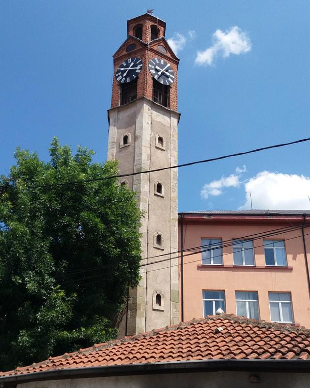 The clock tower Sahat Kulla Prishtina