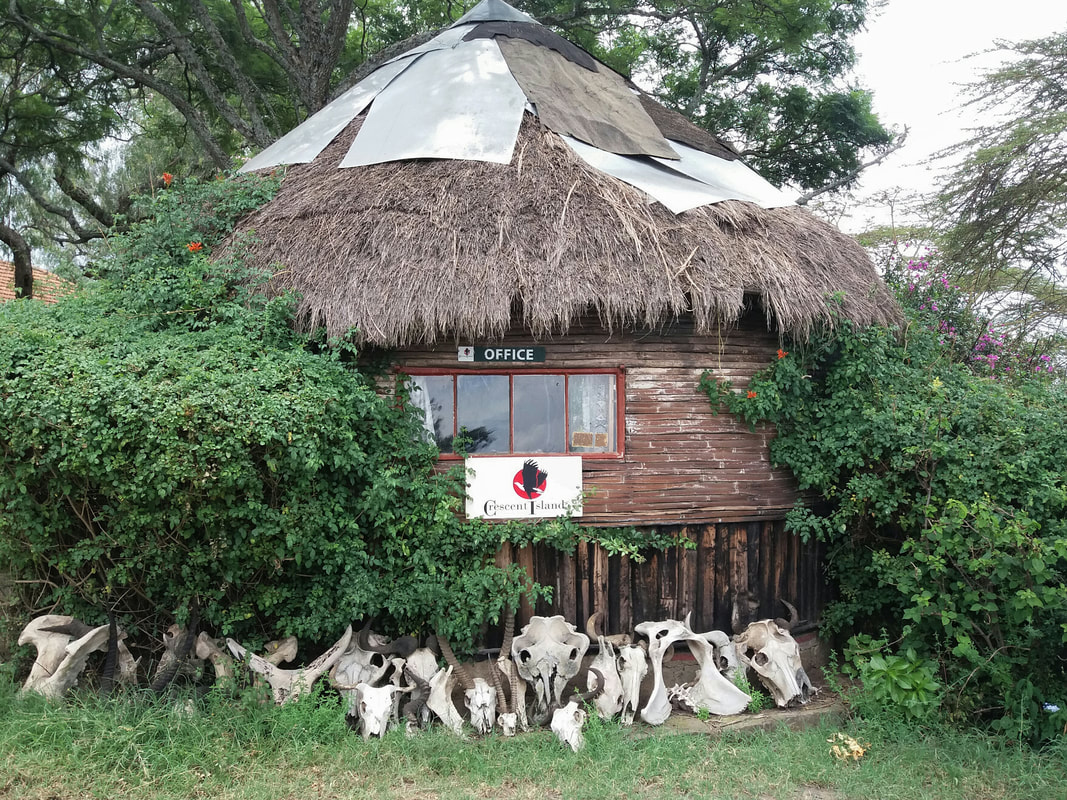 Crescent Island Game Sanctuary office in Kenya