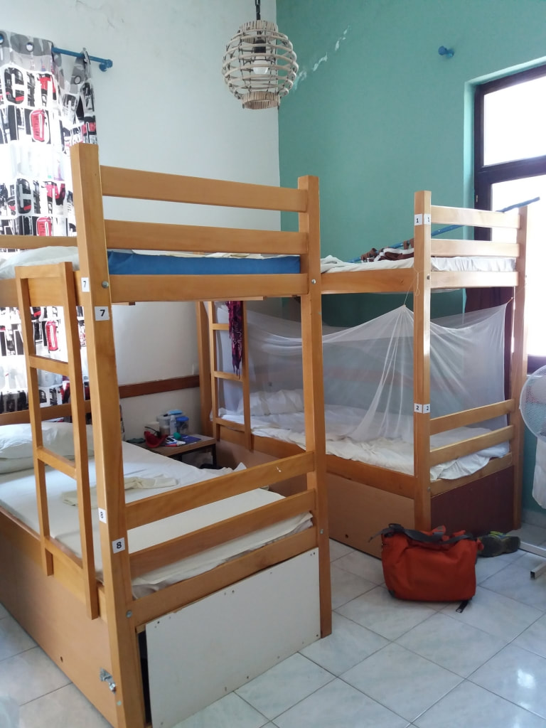 bunk beds at Hostel Durres Albania