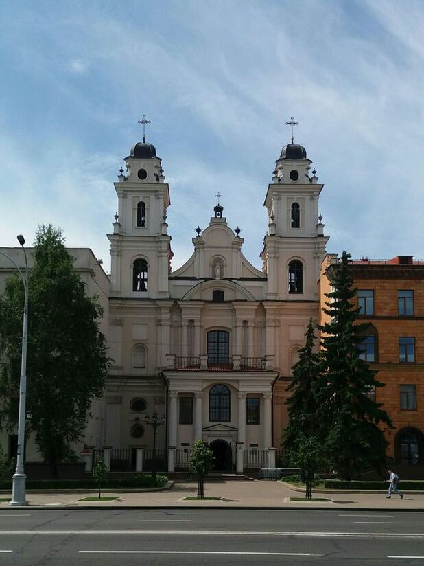 First catholic church in Minsk.