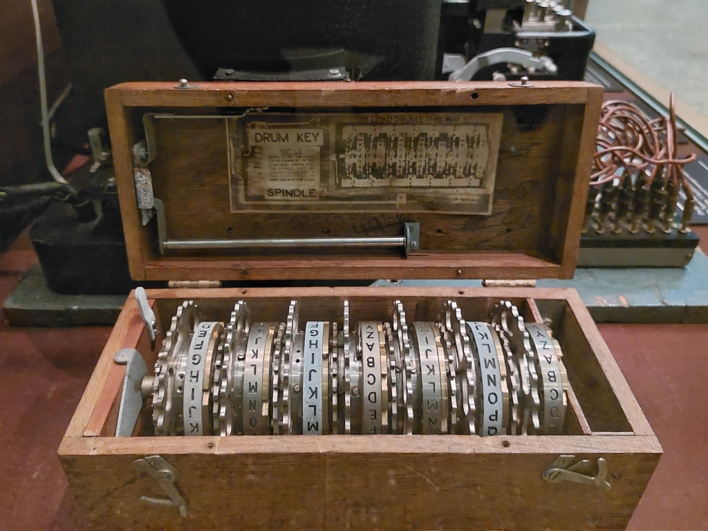 the Enigma machine