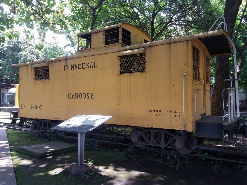 Fenadesal Caboose at the Museo del Ferrocarril/Railway Museum in Sonsonate, El Salvador