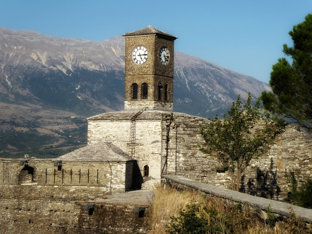 Castle at Gjirokaster Albania