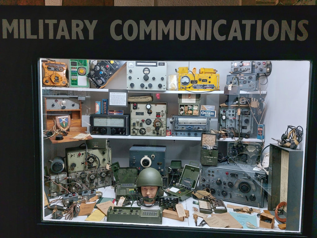 Military communication equipment at the Hack Green Secret Nuclear Bunker