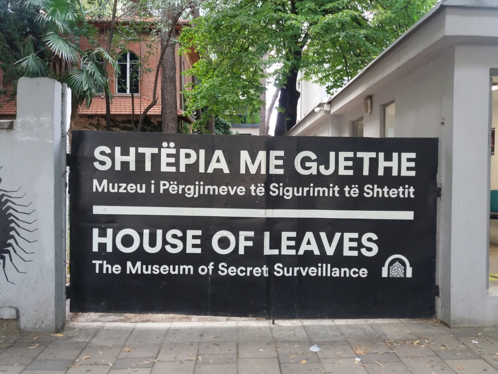 House of Leaves Museum in Tirana Albania