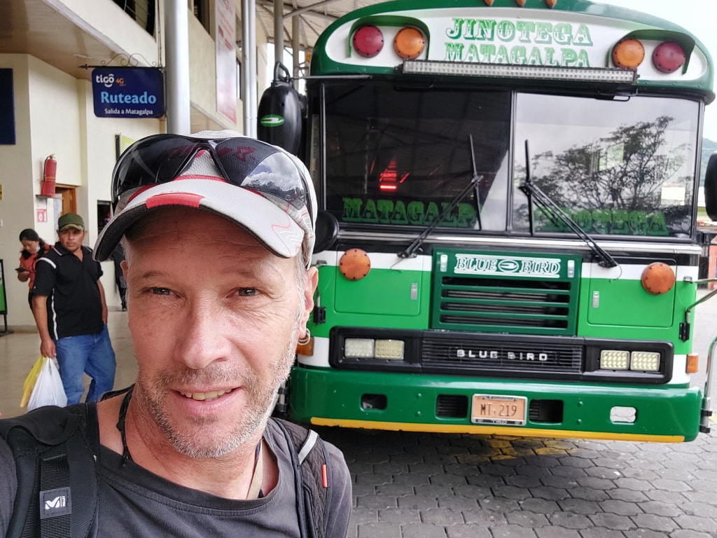 Jinotega to Matagalpa chicken bus