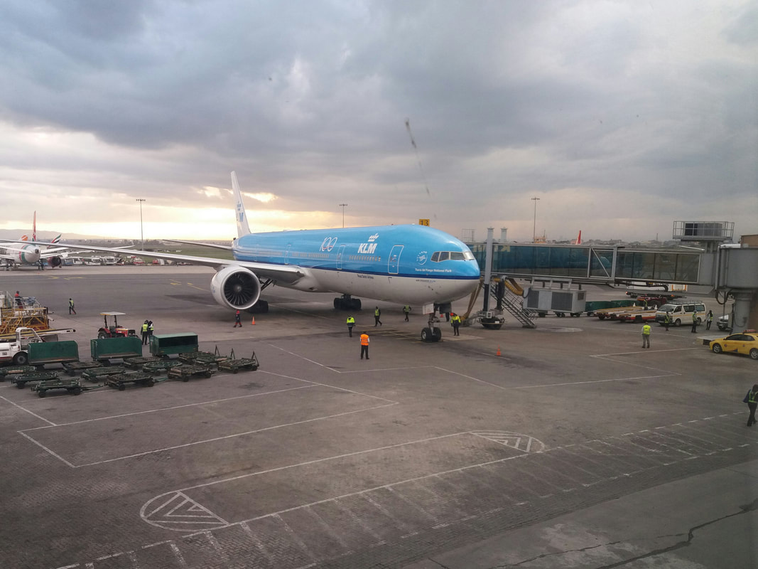 KLM flight from nairobi to Amsterdam during the covid pandemic