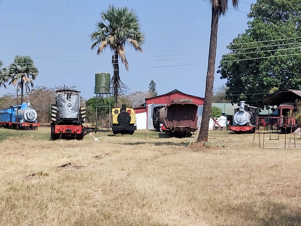 locomotives at the Railway Museum Livingstone Zambia