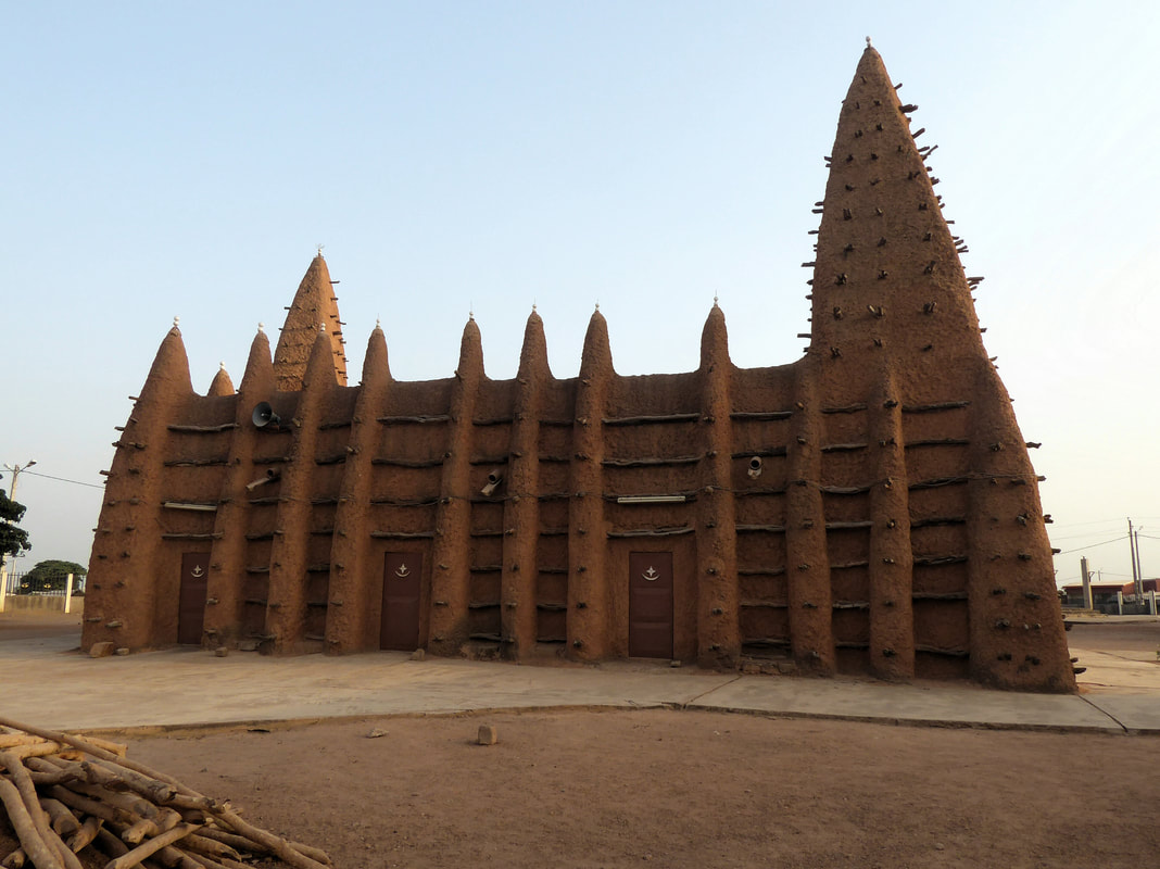 Mud Mosque in Kong, Ivory Coast Cote d'Ivoire