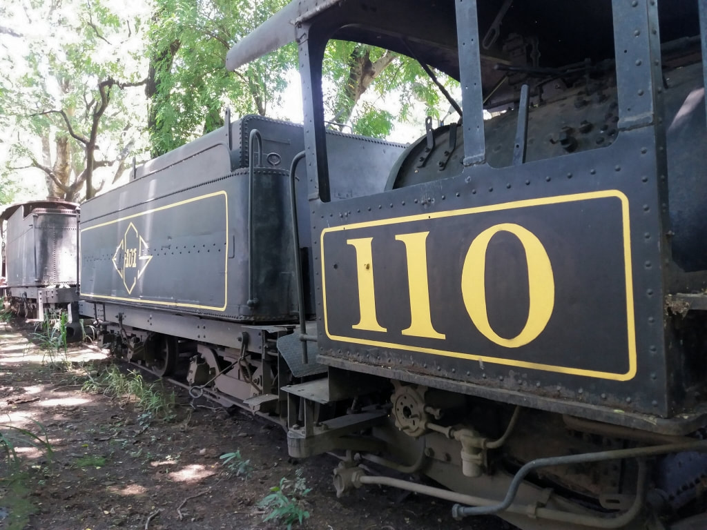 steam locos at the Museo del Ferrocarril/Railway Museum in Sonsonate, El Salvador