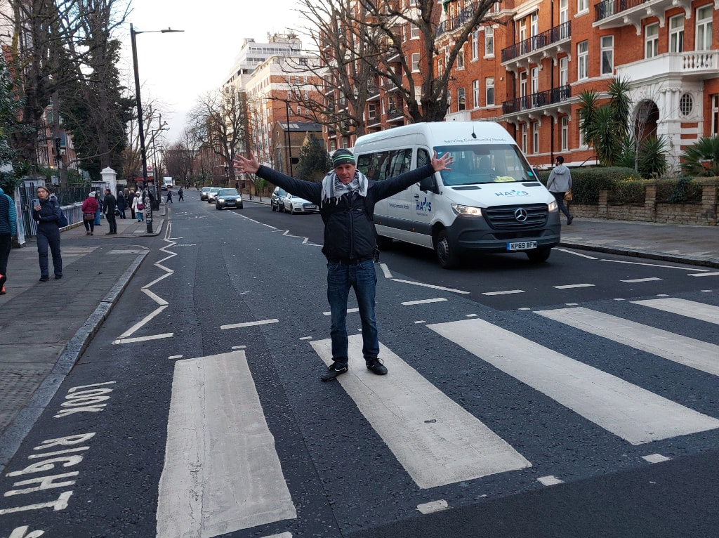 on the Abbey Road Cross Walk London