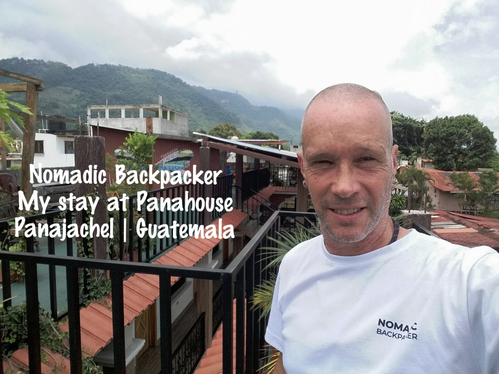 Nomadic Backpacker at Panahouse Hostel in Panajachel, Guatemala