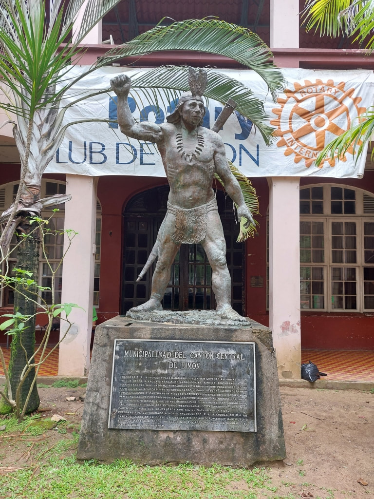 Pablo Presbere statue, Limon, Costa Rica