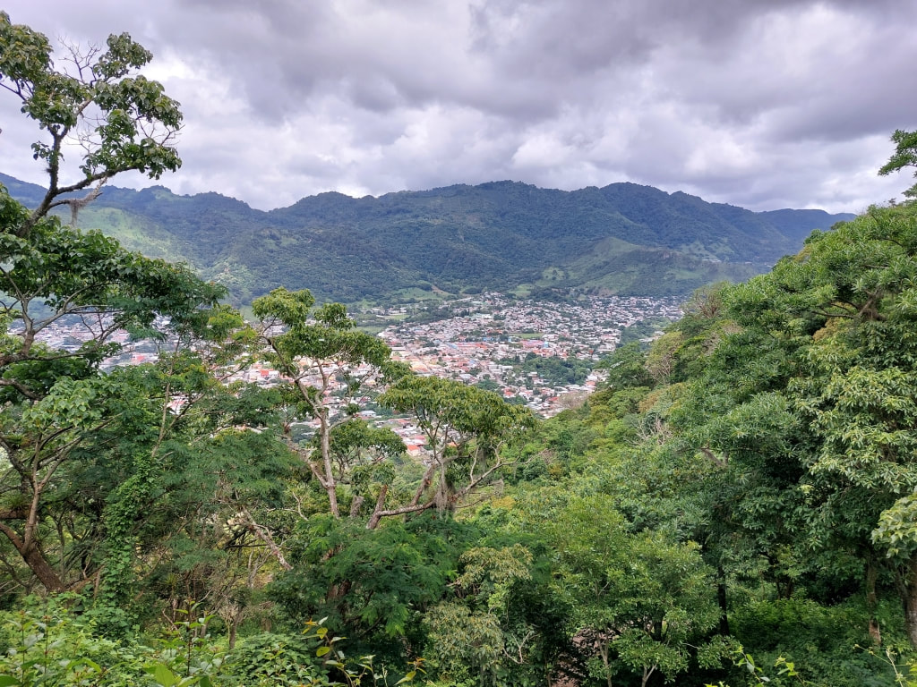 view from the Peña de la Cruz in Jinotega