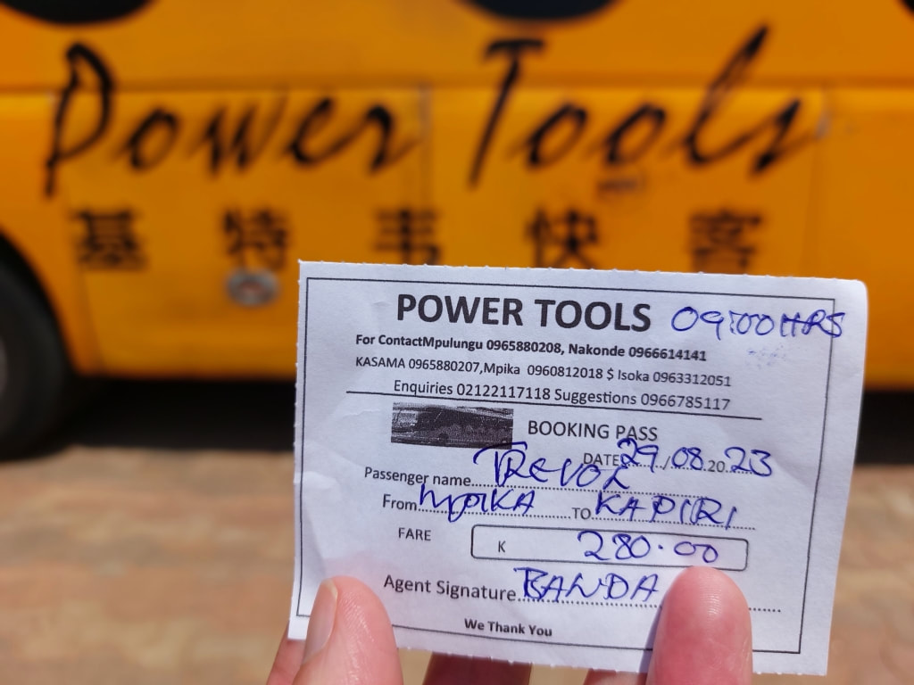 Power Tools bus ticket