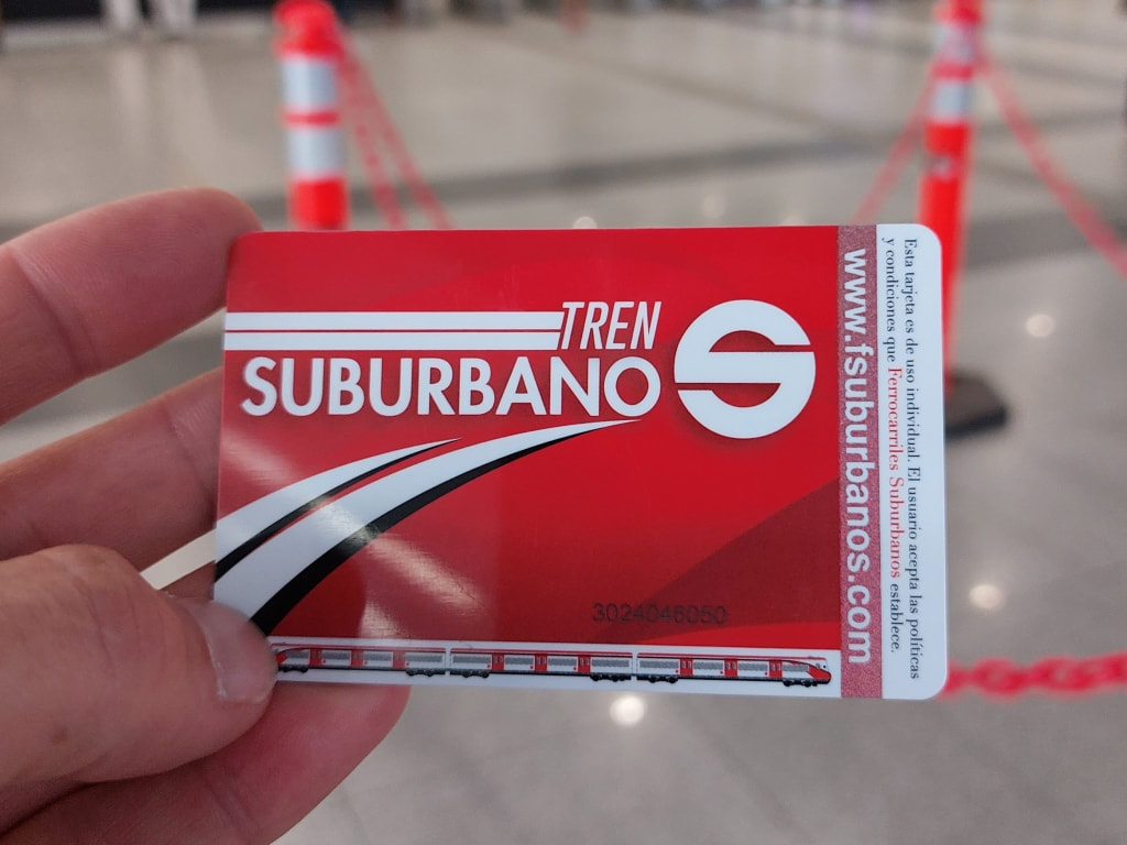 Smart card for the Tren Suburbano in Mexico City