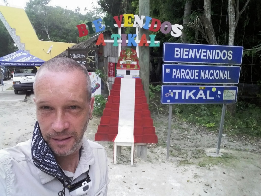 park Entrance at Tikal, Guatemala