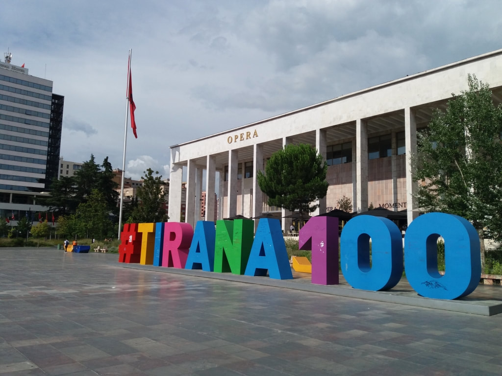 #Tirana100 sign 