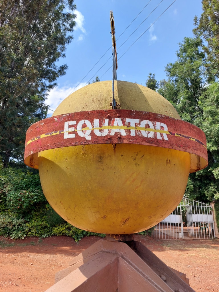 Equator marker Maseno Kenya