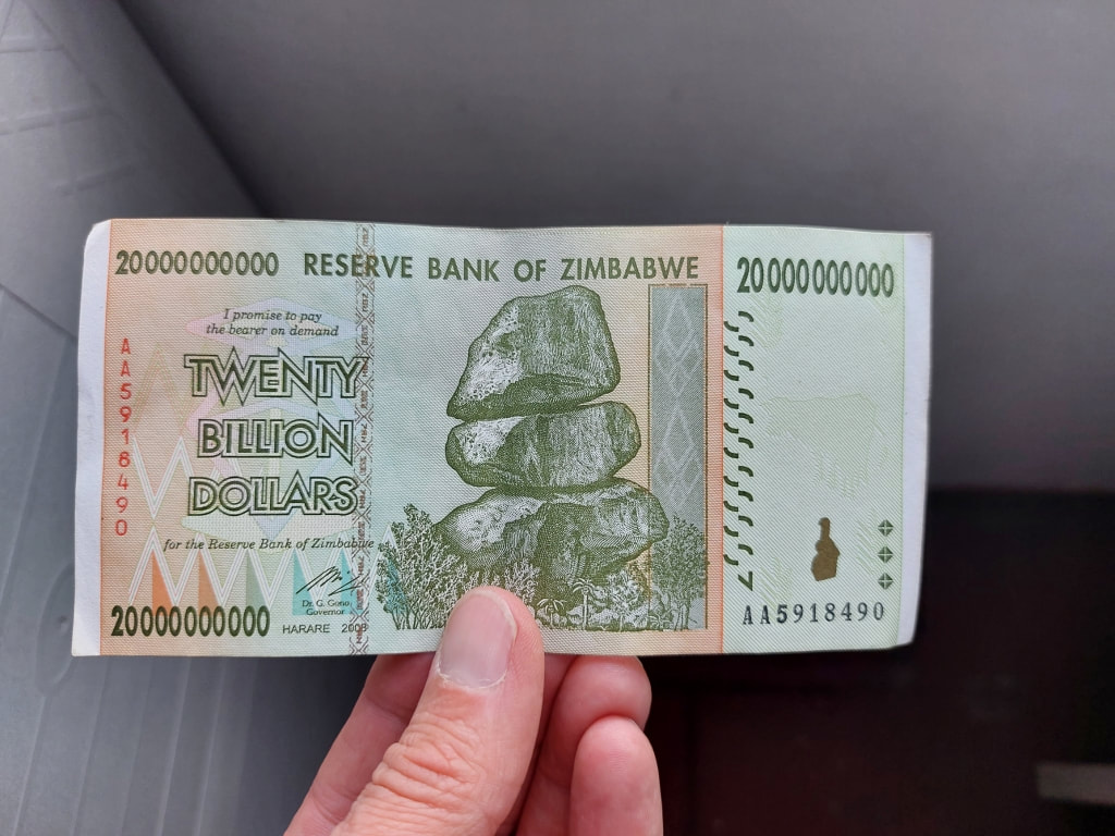 20 billion dollars Zimbabwe