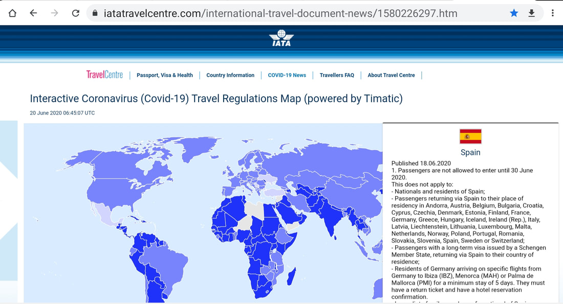 IATA country list