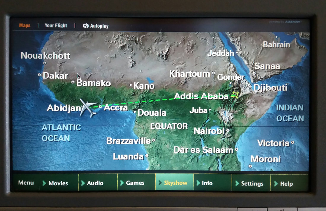 Abidjan to Addis flight plan