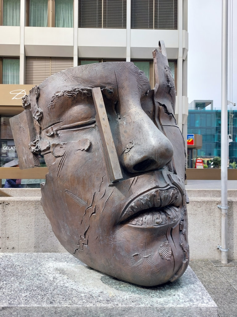 African King sculpture in Vaduz