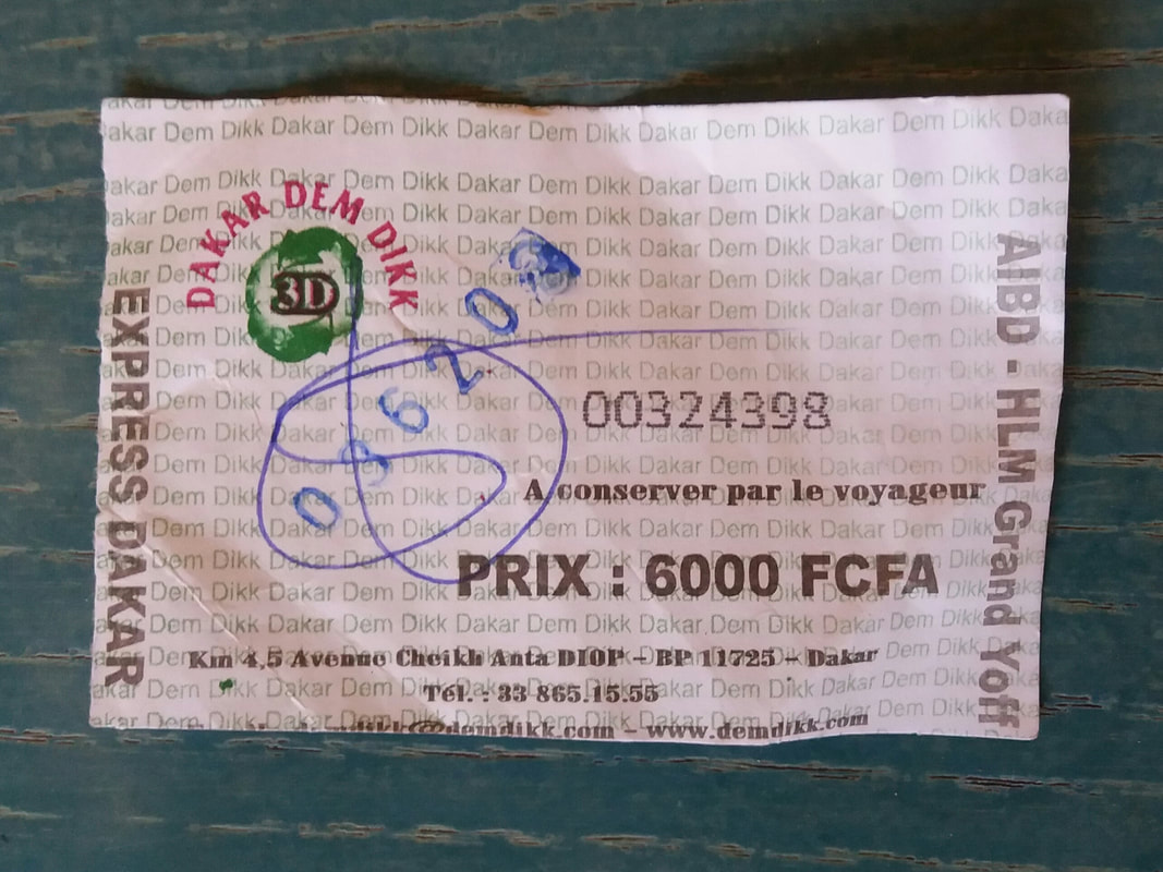 Dakar DEM DIKK airport bus ticket