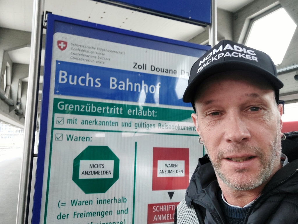 Buchs bahnhof sign
