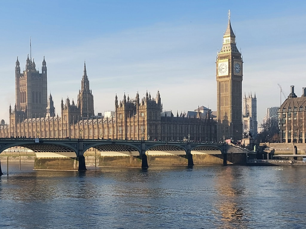 The Palace of Westminster and Big Ben London