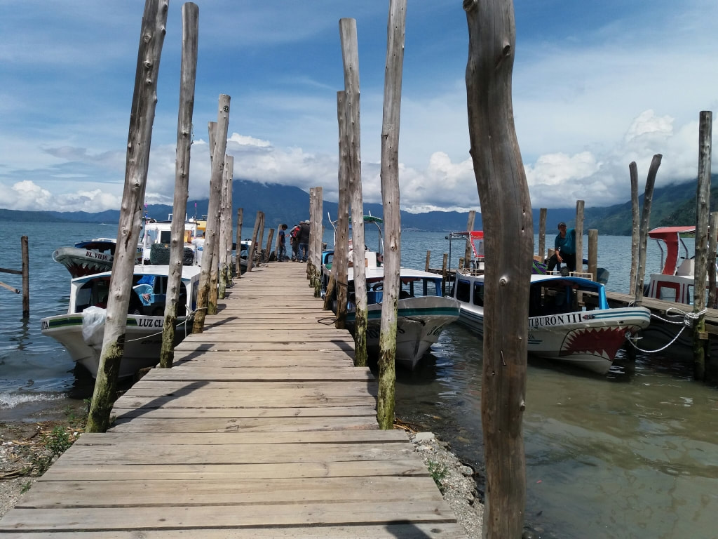 ​​San Pedro to Panajachel by boat - Lake Atitlán Guatemala