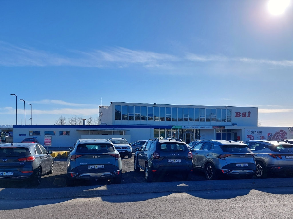BSÍ Bus Terminal in downtown Reykjavík
