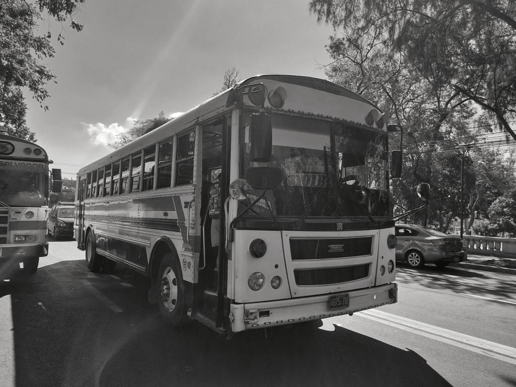 Bus 101 B San Salvador to Santa Tecla