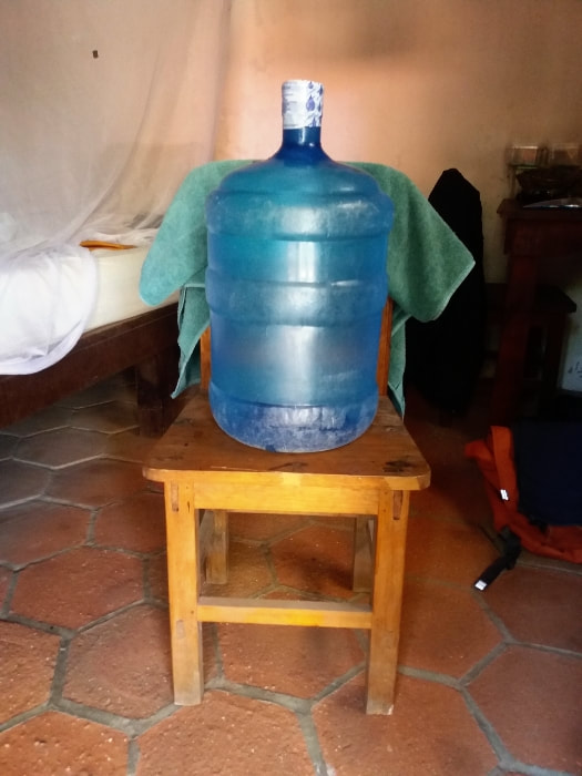 Refillable water in Zipolite