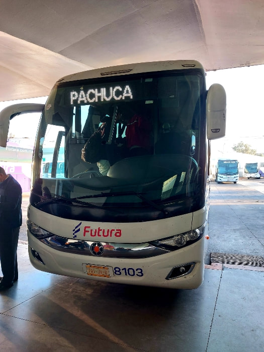 CDMX to Pachuca Futura buses Mexico