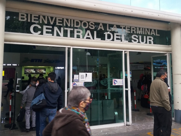 Central del Sur bus station CDMX