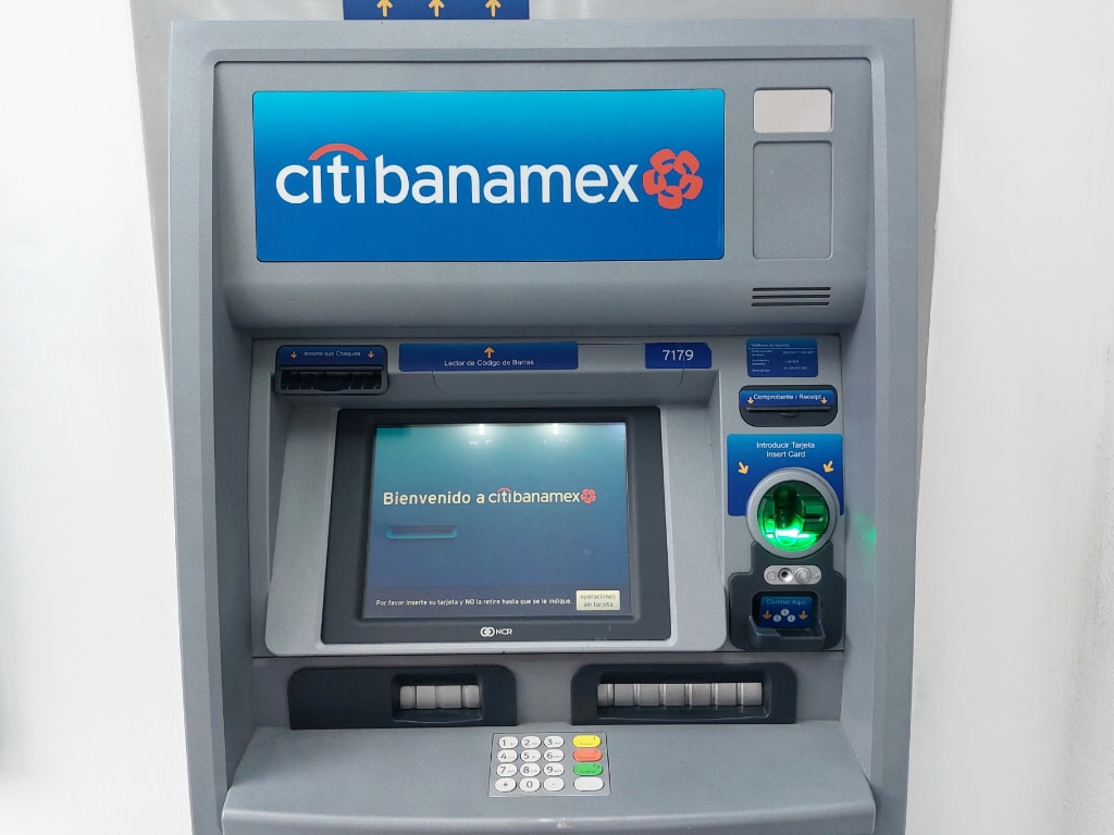 Citibanamex ATM in mexico