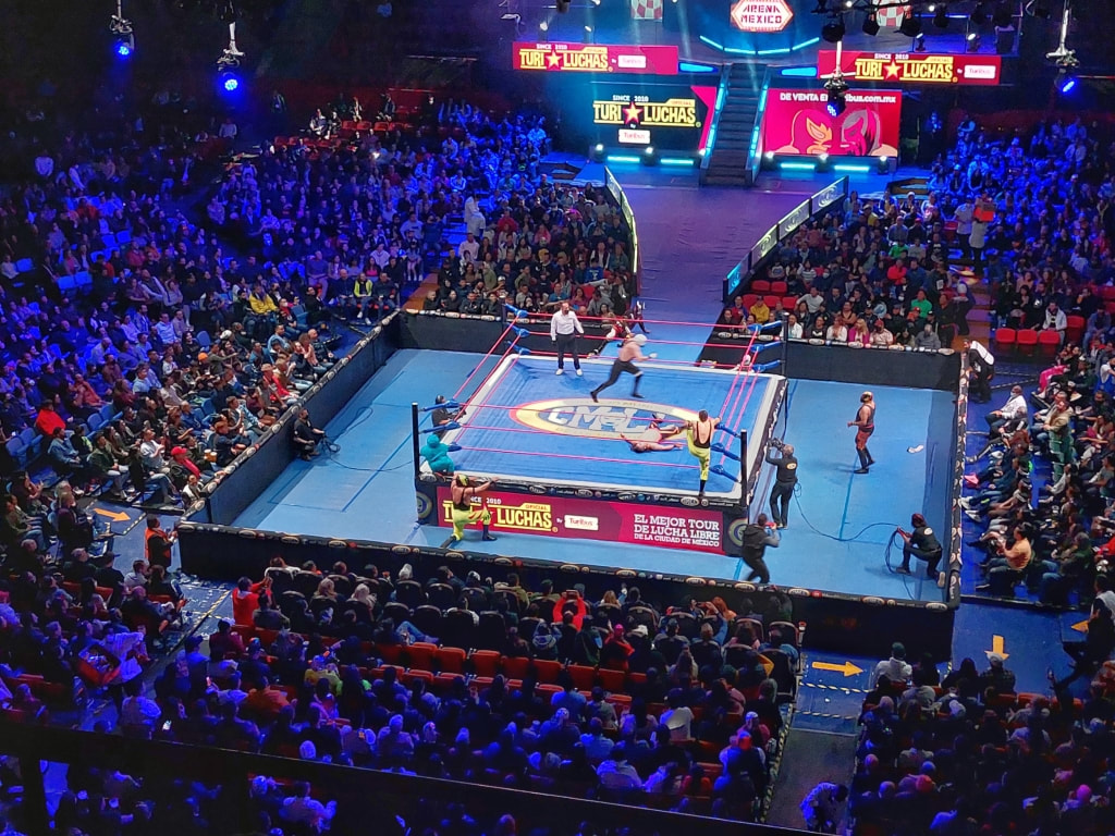 Wrestling at the Arena Mexico in CDMX