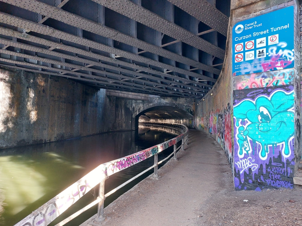 Curzon street tunnel Birmingham canal