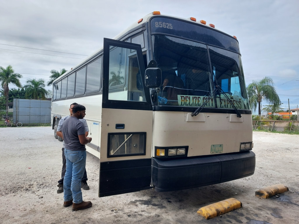 Punta Gorda Belize City express bus