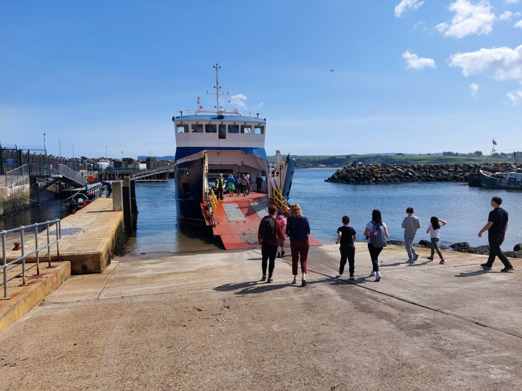 How to get to Rathlin Island by ferry