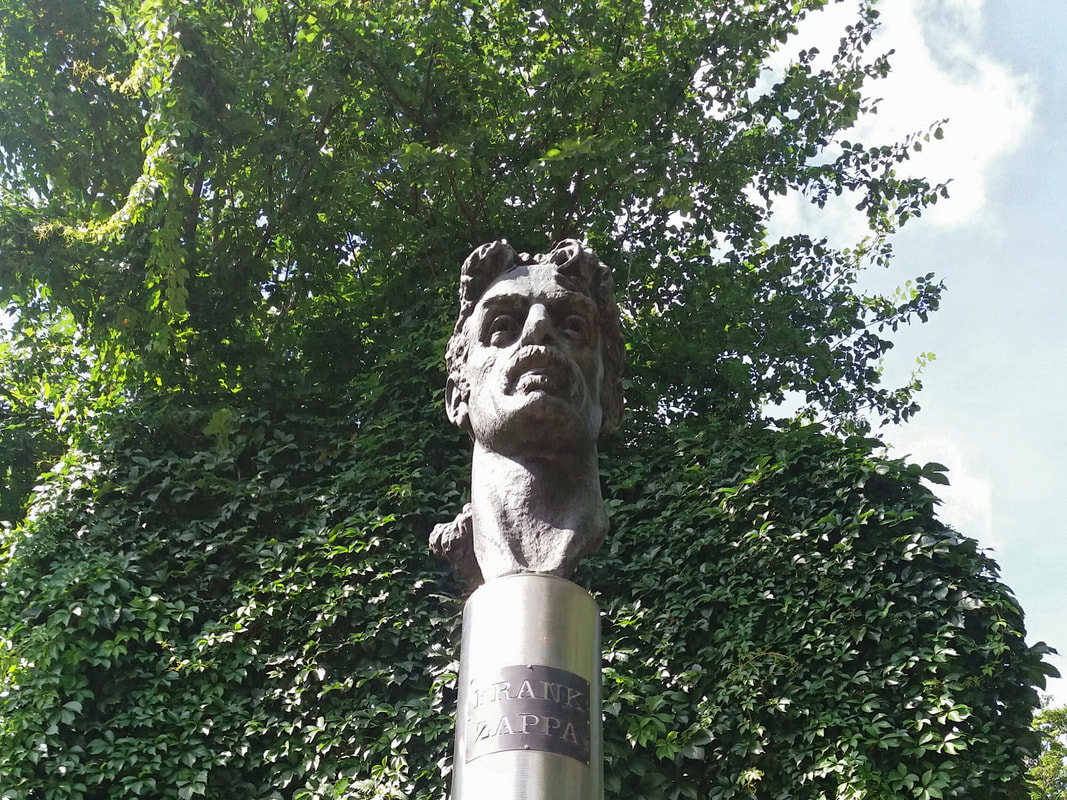 Frank Zappa statue Vilnius