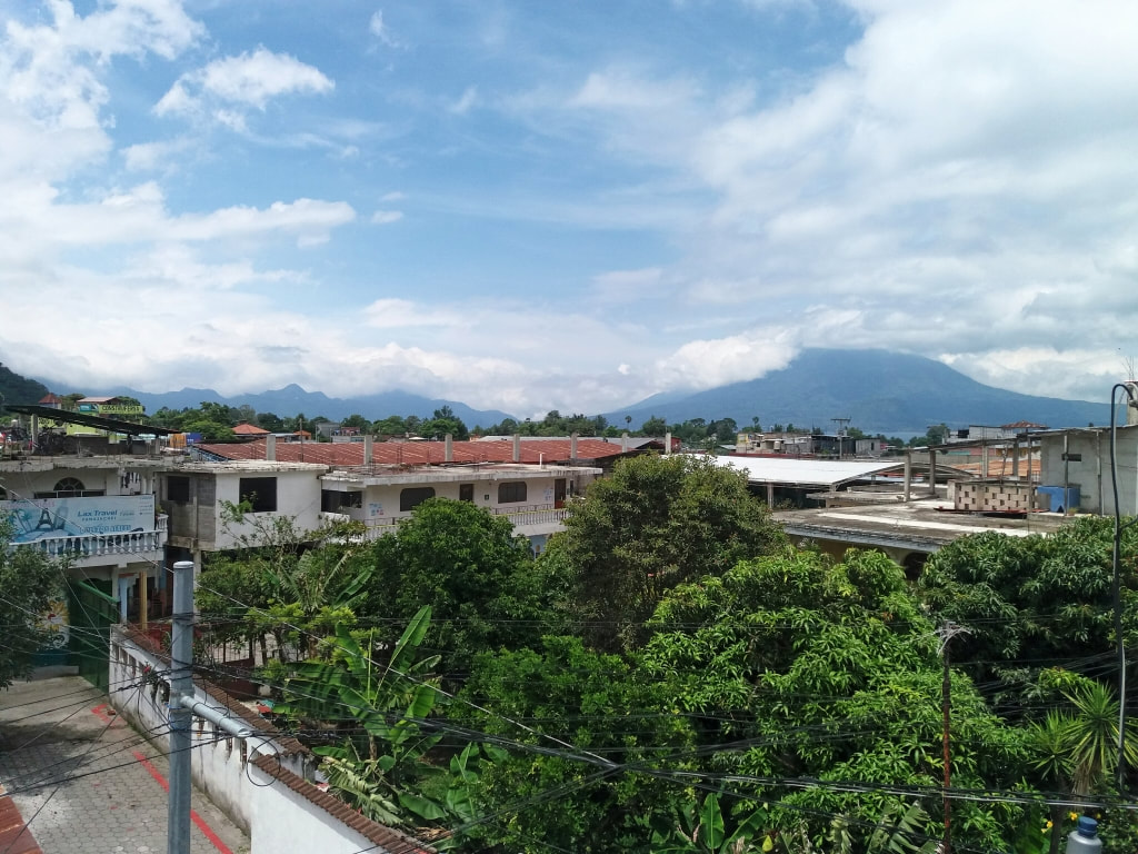 Roof top at the hotel victoria Panajachel Guatemala
