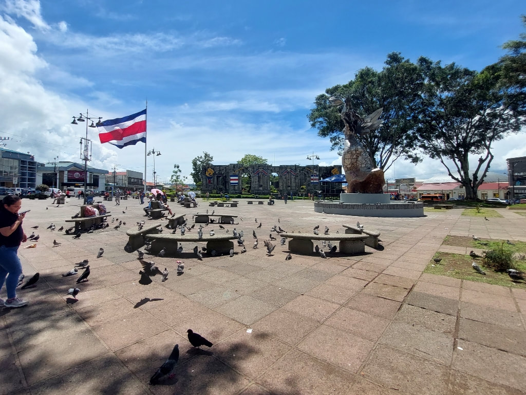 Independence square in Cartago