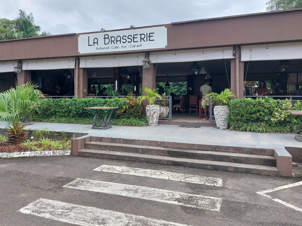 Las Brasserie at the La Gare des Manguiers Toamasina Managascar