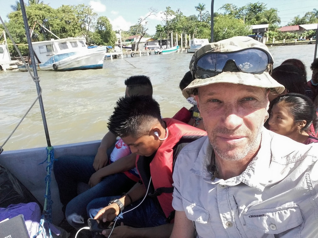 Livingston to Rio Dulce by boat, Guatemala